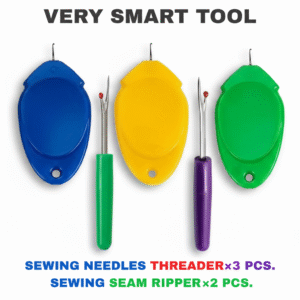 Radhekrishna Needle Threader & Seam Ripper Kit (Pack of 5 Pcs) Useful Sewing Tool Set